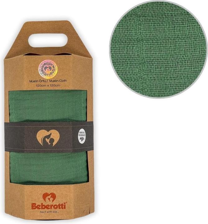 Produktbild Beberotti Organic Musselin Wickeldecke (120 cm, 120 cm)