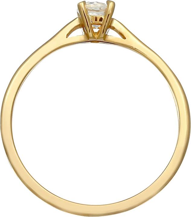 Image du produit Elli PREMIUM Bague Topaze Solitaire Bague de fiançailles 375 or jaune (56, 375/9 K)