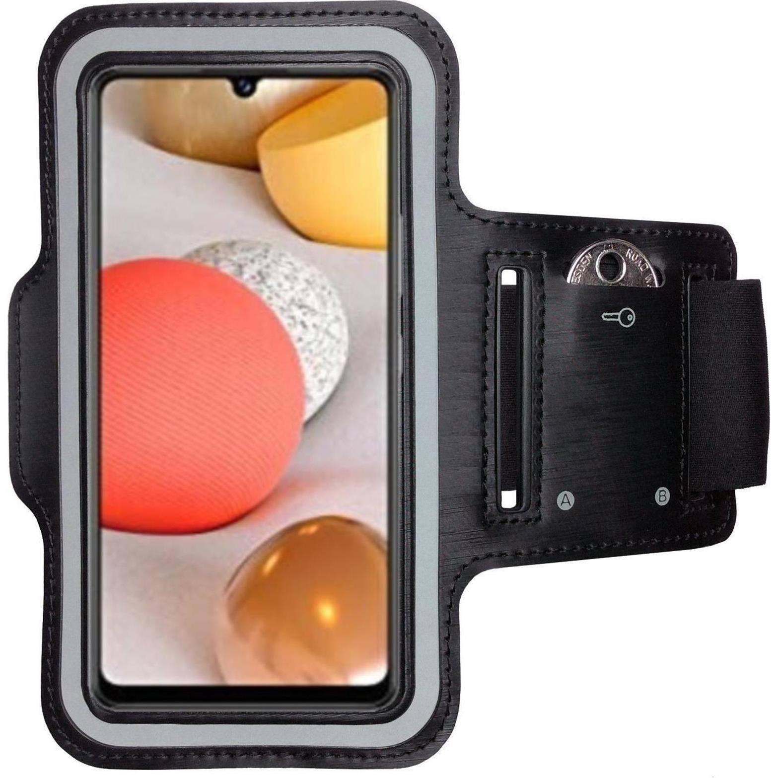 CoverKingz Sportarmband für Samsung Galaxy A42 5G, Smartphone Sportarmband, Schwarz