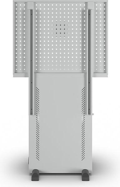 Immagine prodotto eurokraft basic Armadio per computer, con piano di lavoro e parete forata, grigio chiaro. (60 cm, 163.80 cm)