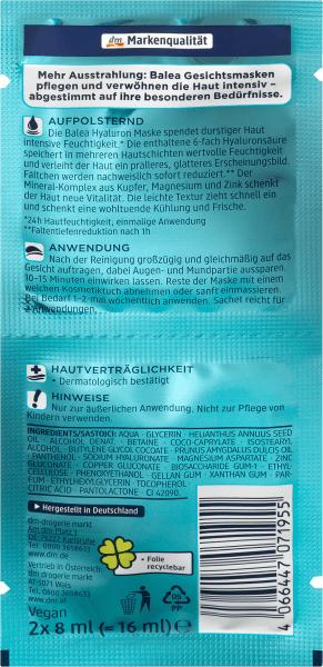 Produktbild dm Balea Hyaluron (16 ml)