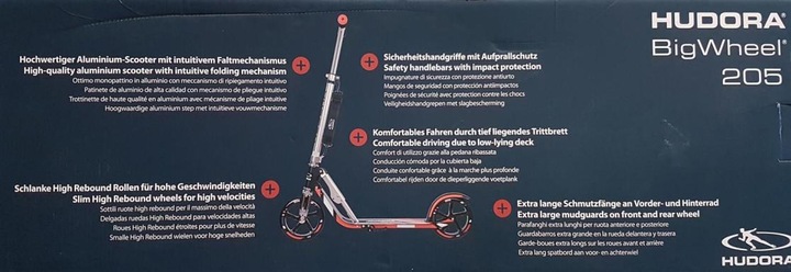 Productafbeelding Hudora Scooter reuzenrad podium RX205