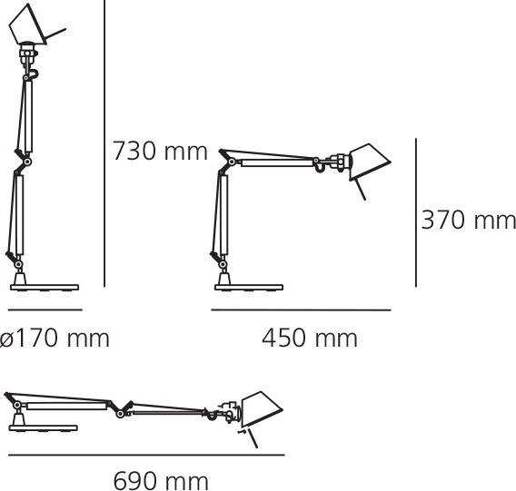 Immagine prodotto Artemide Tolomeo Micro (461 lm, E14)