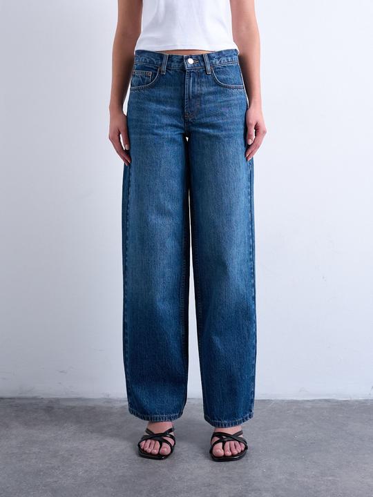 Immagine prodotto Spokey Weiter Beinschnitt Niedrige Taille Jeans Weit geschnitten (32)
