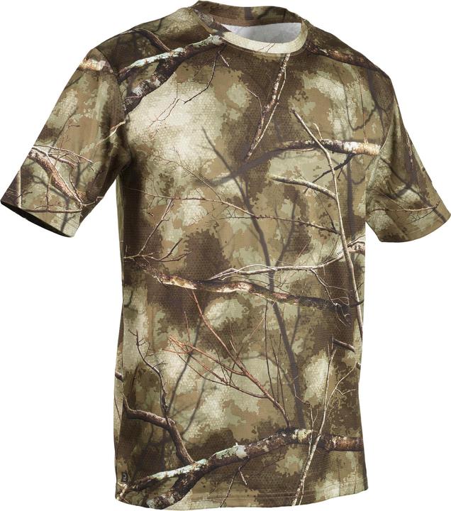 Image du produit Solognac T-shirt à manches courtes respirant avec camouflage polyester