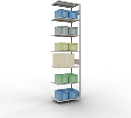 Actual product image Schulte Lagertechnik MULTIplus150 boltless add-on bay system with length bolts