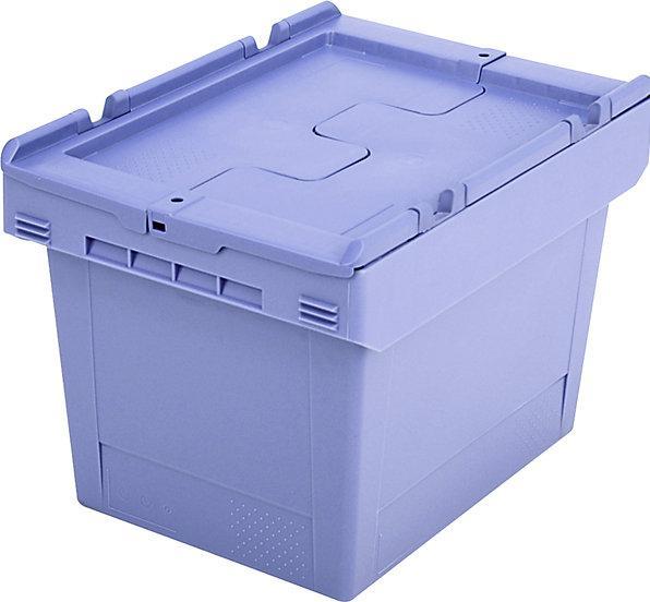 Image du produit Bito Caisse polyvalente MB, avec couvercle rabattable en 2 parties, compatible avec