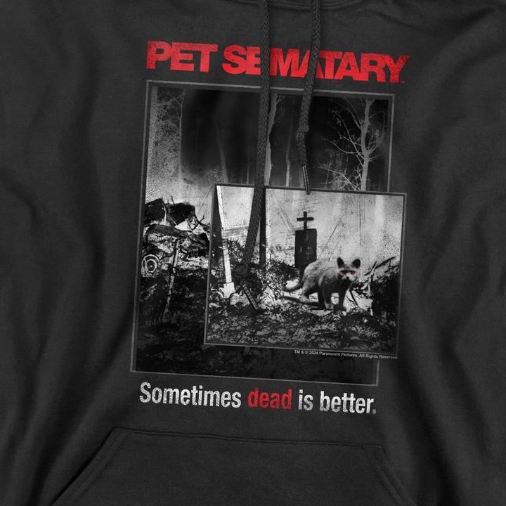 Immagine prodotto Pet Sematary Felpa con Cappuccio Poster Gatto Uomo (L)