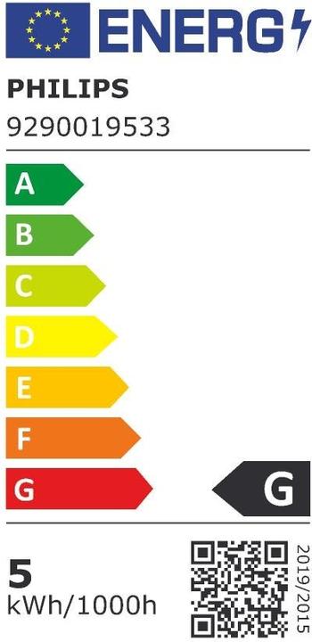 Etichetta energetica Philips Hue Tonalità Bianco Ambiente BT (GU10, 5 W, 350 lm, 1 x, G)