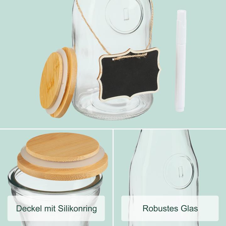 Produktbild Relaxdays Wasserkaraffen-Set (1 l)