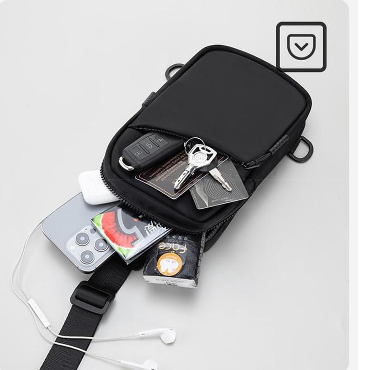 Produktbild Only-Bags.Store Umhängetasche Sling Chest Kleine Handytasche zum Aufhängen mit Brieftaschentasche