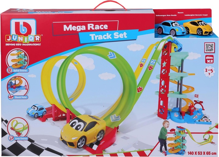 Produktbild BB Junior Mega Race Track Set Garage