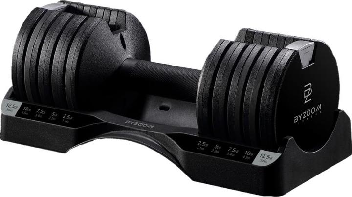 Byzoom Fitness Haltère réglable 5,6kg "Pure Series" (1 x 1 kg)