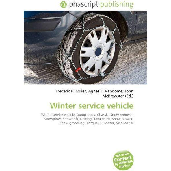 Winter service vehicle, Fachbücher von John McBrewster, Agnes F. Vandome, Frederic P. Miller
