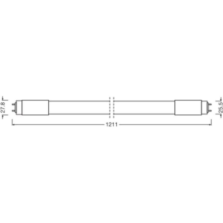 Thumbnail - Ledvance, Leuchtmittel, Ledtube T8 Un V (G13, 18 W, 1850 lm, 1 x, F)