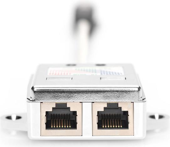 Immagine prodotto Digitus Adattatore cavo patch, CAT 5e, schermato - 1:1 (RJ45, RJ45 (1x))
