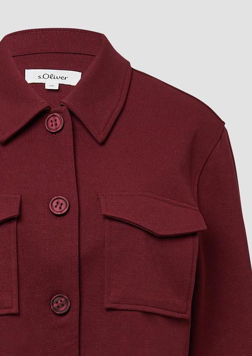 Immagine prodotto S.Oliver Indoor-Jacke Jacke im Relaxed Fit aus Struktur-Jersey (46)
