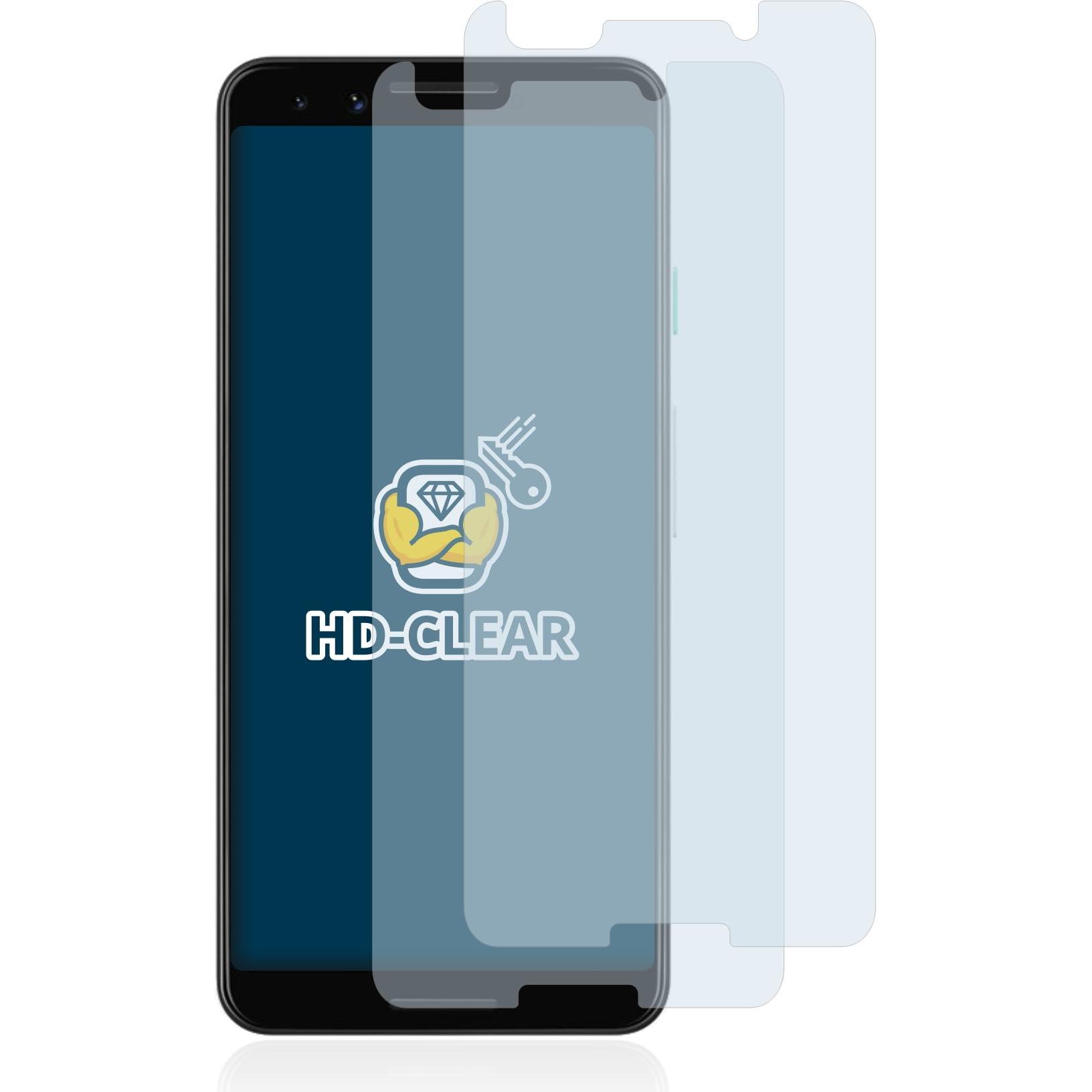 Thumbnail - BROTECT Schutzfolie Displayschutz Klar (2 Stück, Google Pixel 3), Smartphone Schutzfolie, Transparent