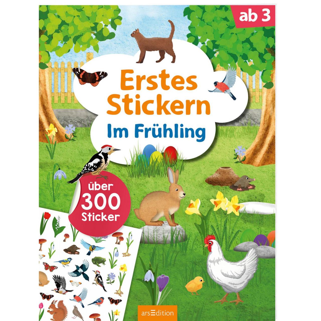 Ars Edition, Sticker, Erstes Stickern – Im Frühling
