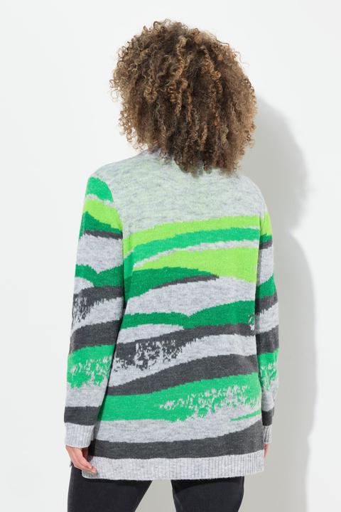 Immagine prodotto Ulla Popken Pullover, Strickmuster, Rundhals, Langarm (62)