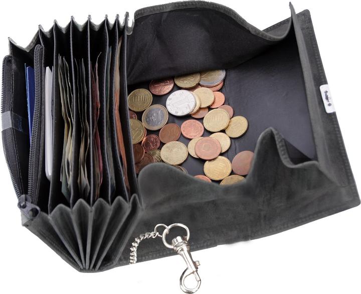 Actual product image Alassio Hunter grey waiter's wallet