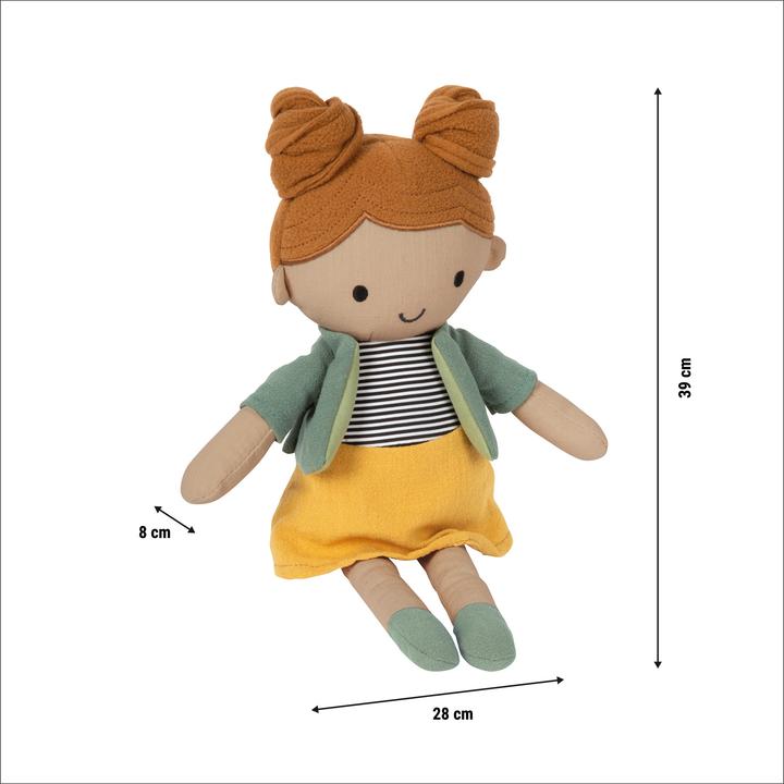 Actual product image small foot Stoffpuppe Maya