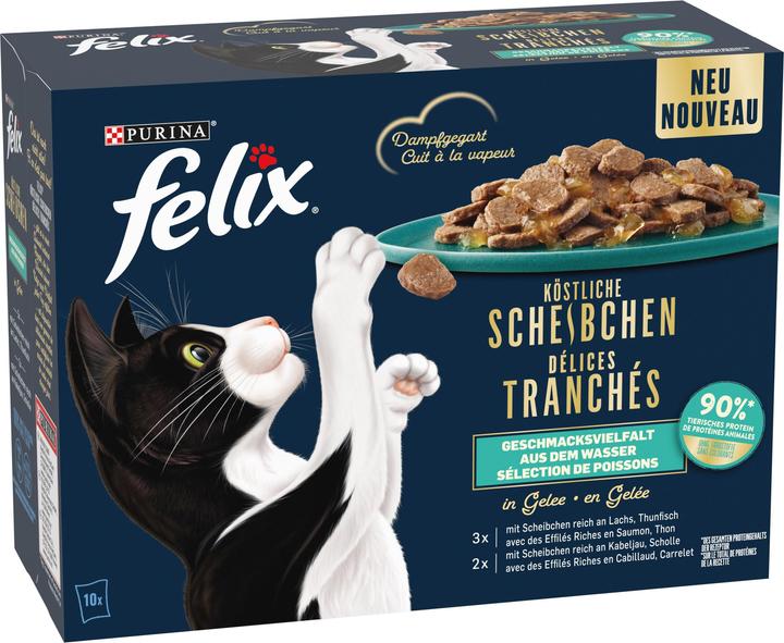 Immagine prodotto Felix Deliziose fette di anatra in gelatina (Adulto, 1 pz., 900 g)