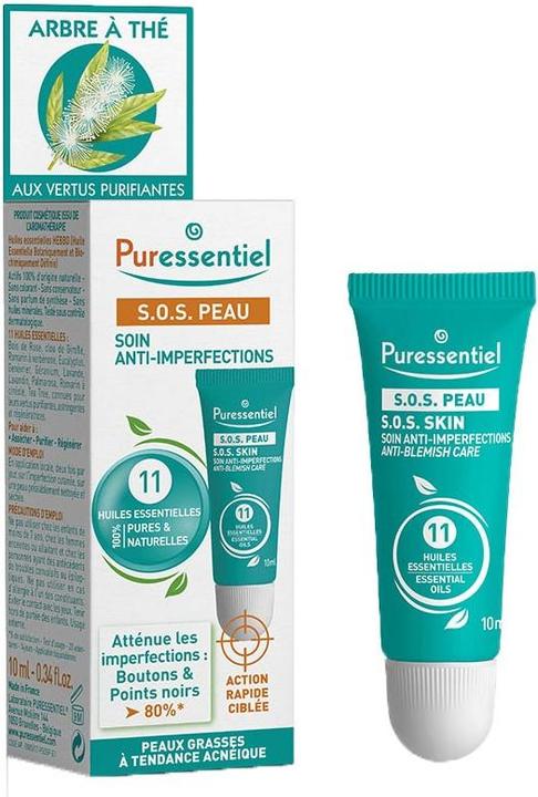 Produktbild Puressentiel SOS Hautpflege bei Hautunreinheiten (10 ml)