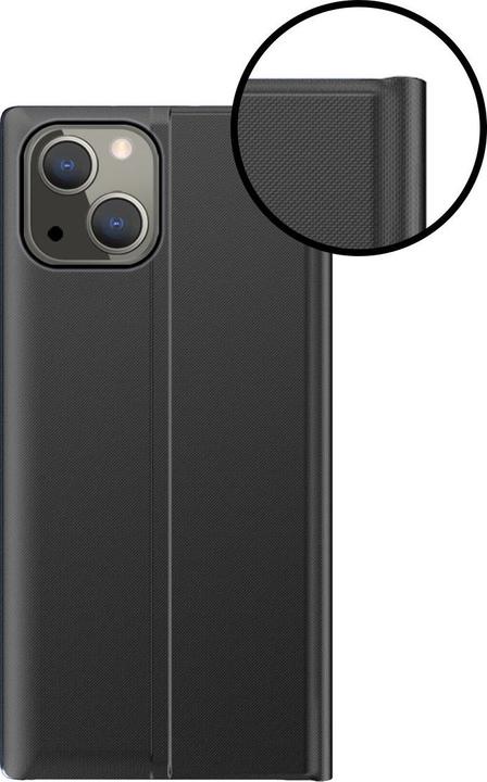 Actual product image Hurtel Sleep Case Bookcase Type Case with Smart Window for iPhone 13 blue (Apple iPhone 13)