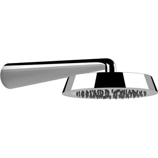 Gessi, Badarmatur, Cono Antikalk-Kopfbrause D240 mm, mit Gelenk und Wandarm, 1/2 Anschluss, 45151