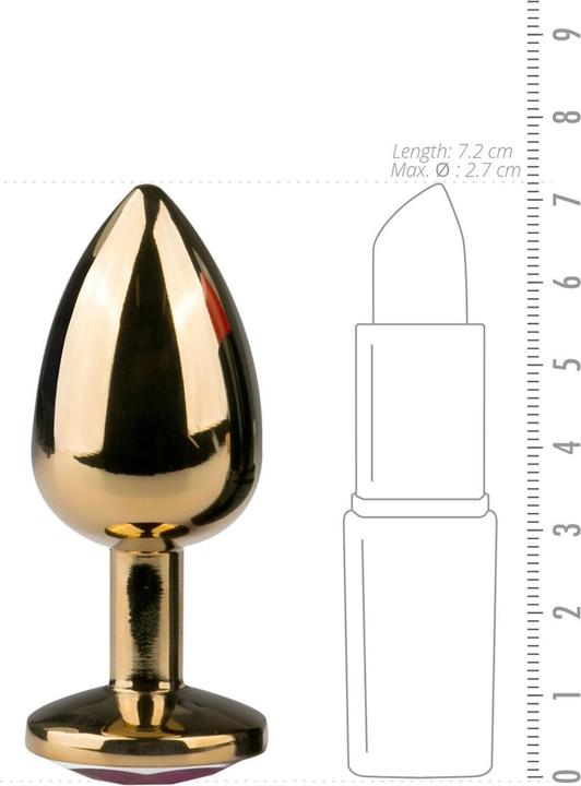 Actual product image Easytoys Metal Butt Plug