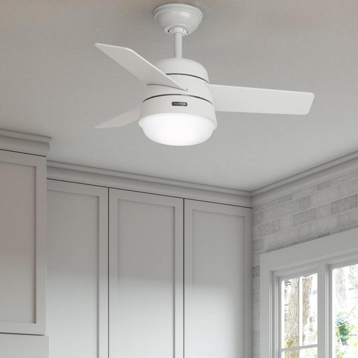 Actual product image Hunter Ceiling Fan Finley 36" 91 cm Fresh White (46 dB)