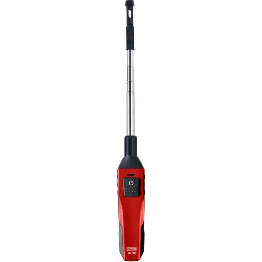 Rs Pro, Detektor, RS-72H Tastkopf, bis 30m/s 60°C max.Temp., 0.01m/s versch.Messparam., Typ Hitzedraht
