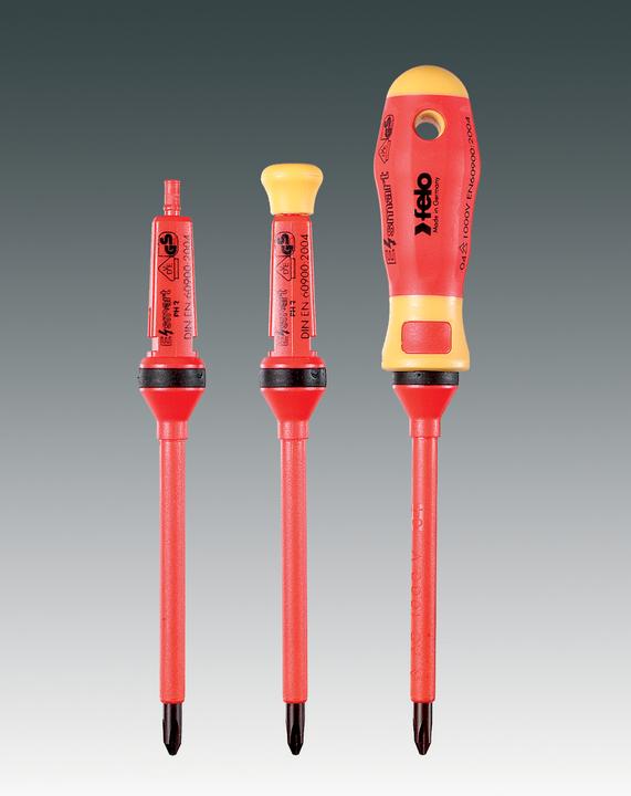 Productafbeelding Felo E-smart Industry VDE verwisselbare messen set met schakelkastsleutel, 14 stuks. (14 onderdelen)