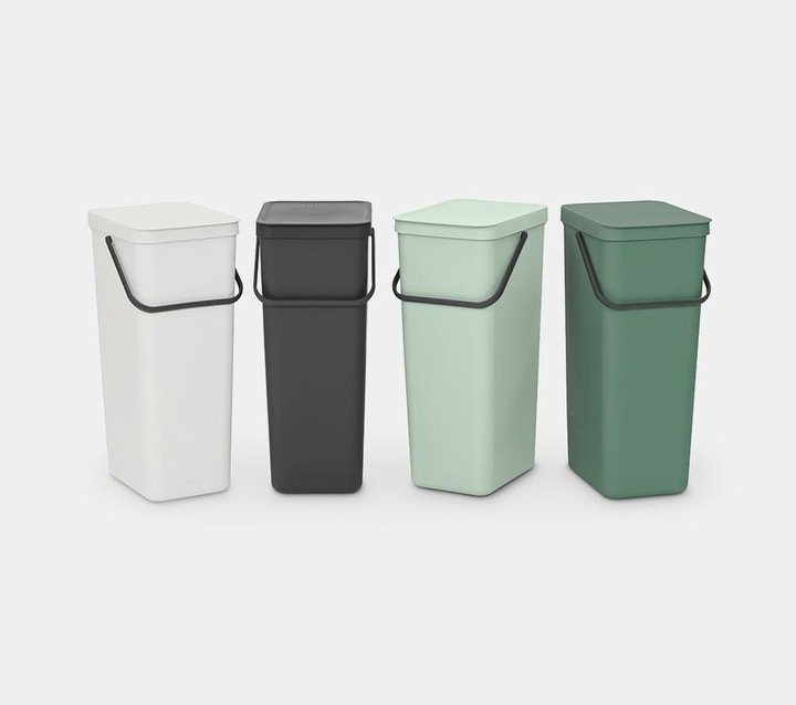 Actual product image Brabantia Recycling bin Sort & Go 40 l, light gray (40 l)
