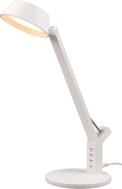 Produktbild Trio Leuchten LED Tischleuchte Ava 523090131, Kunststoff Weiss matt, inklusiv 5 Watt LED (600 lm)
