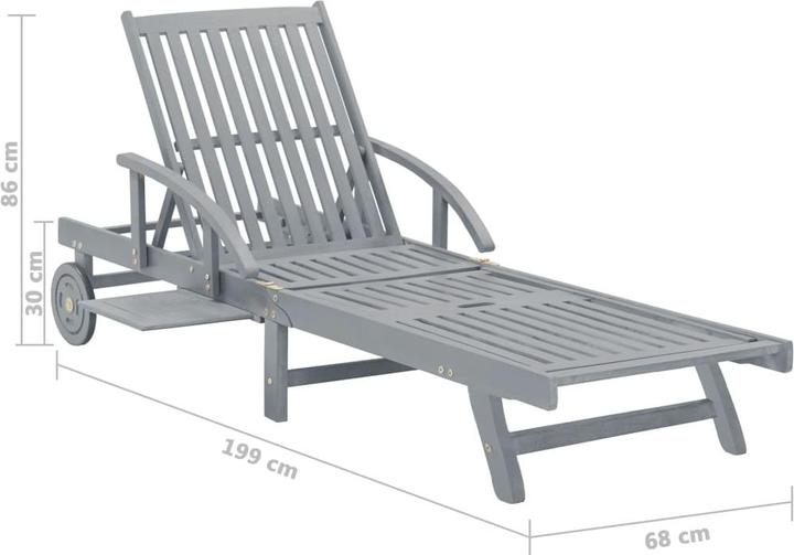 Immagine prodotto vidaXL Sonnenliege (68 cm)