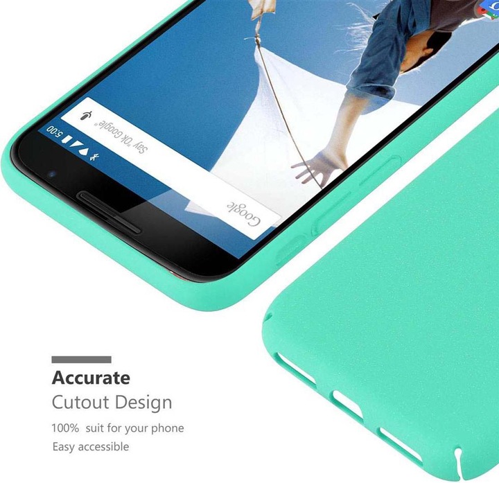 Actual product image Cadorabo Hard Cover Frosty Cover (Google Nexus 6)