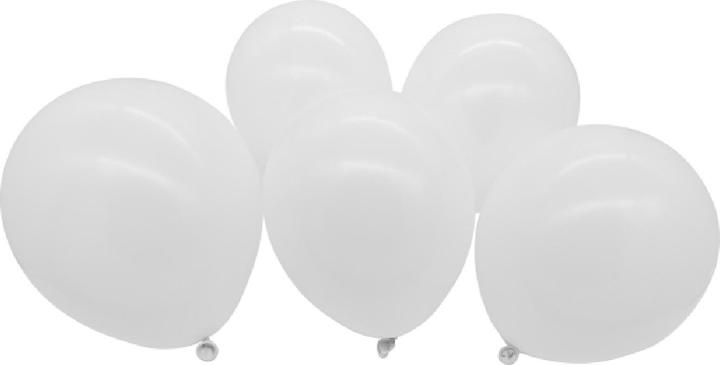 Produktbild Amscan 5 LED Ballone weiss (5x)