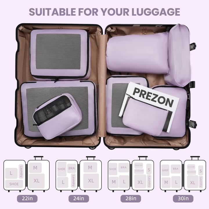 Produktbild Prezon 8er-Set Gepäck-Organizer