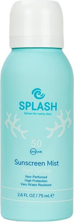 Immagine prodotto Splash Pure Spring Non-Perfumed Sunscreen Mist SPF 50 75 ml (Spray solare, SPF 50, 75 ml)
