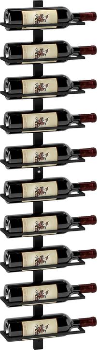 Produktbild Homcom Weinregal Stahl Schwarz (10 Fl.)
