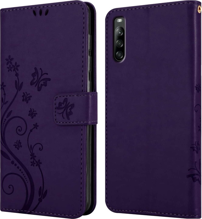 Produktbild Cadorabo Hülle für Sony Xperia L4 mit Blumen Muster (Sony Xperia L4)