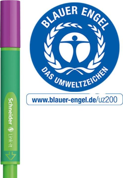 Productafbeelding Schneider Vezelstiften - Link-It - rood-paars (1x)