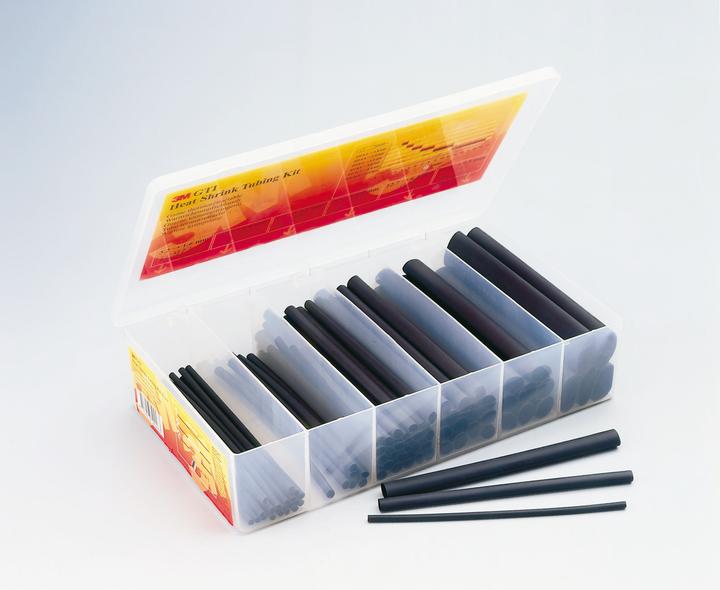 Actual product image 3M Shrink tubing assortment Schw (104 x)