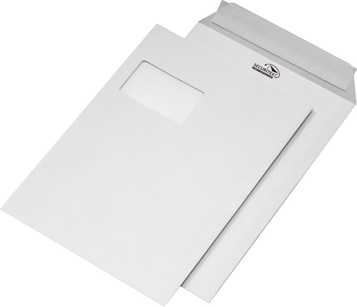 Produktbild Mailmedia Versandtasche, B5 250 mm, 176 mm, Haftklebung, weiss, 130 g/qm (100 x)