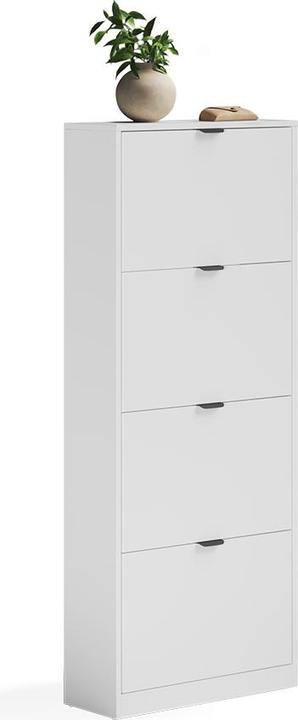 Produktbild Vicco Schuhkipper Gizmo, Weiss, 59 x 146.6 cm mit 4 Fächern (22 x 59 x 146.60 cm)