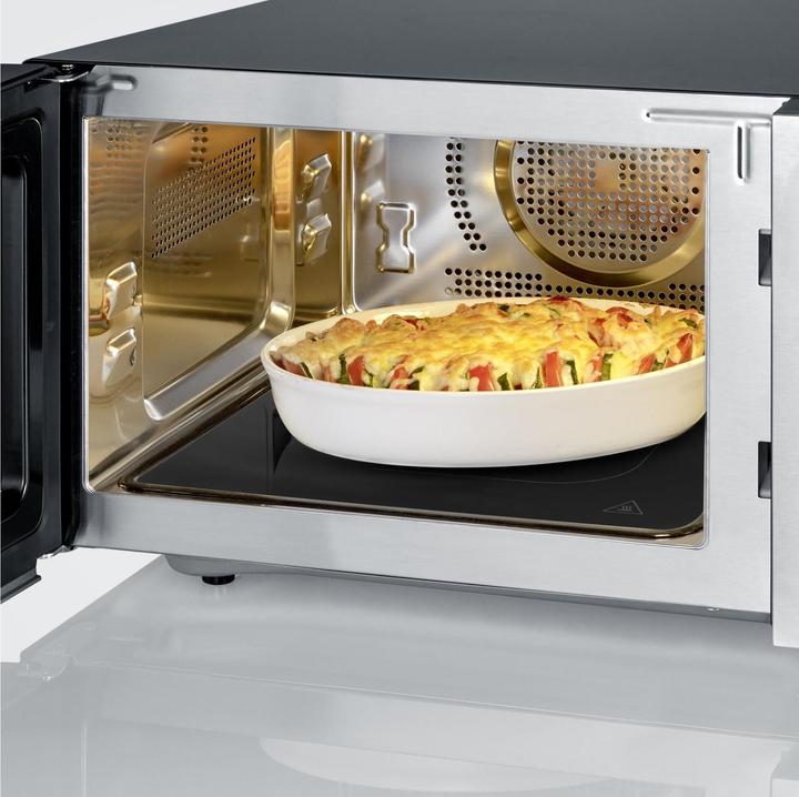 Image du produit Severin Microwave w/ceramic plate 900 watts 25 l - Steel (29070) (25 l)