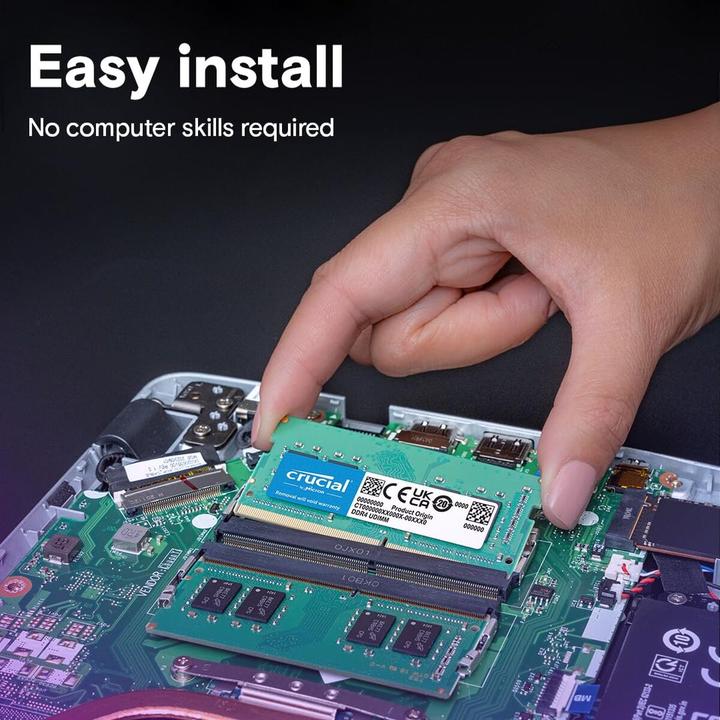 Actual product image Crucial Laptop Memory (2 x 16GB, 3200 MHz, DDR4-RAM, SO-DIMM)