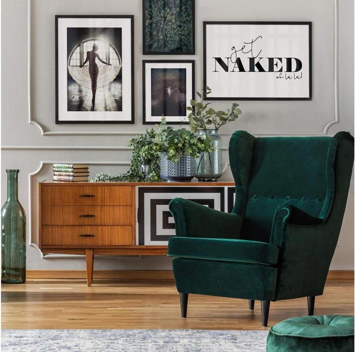 Produktbild Trenddeko Poster Get naked 40 x 50 cm, Papier (40 x 50 cm)